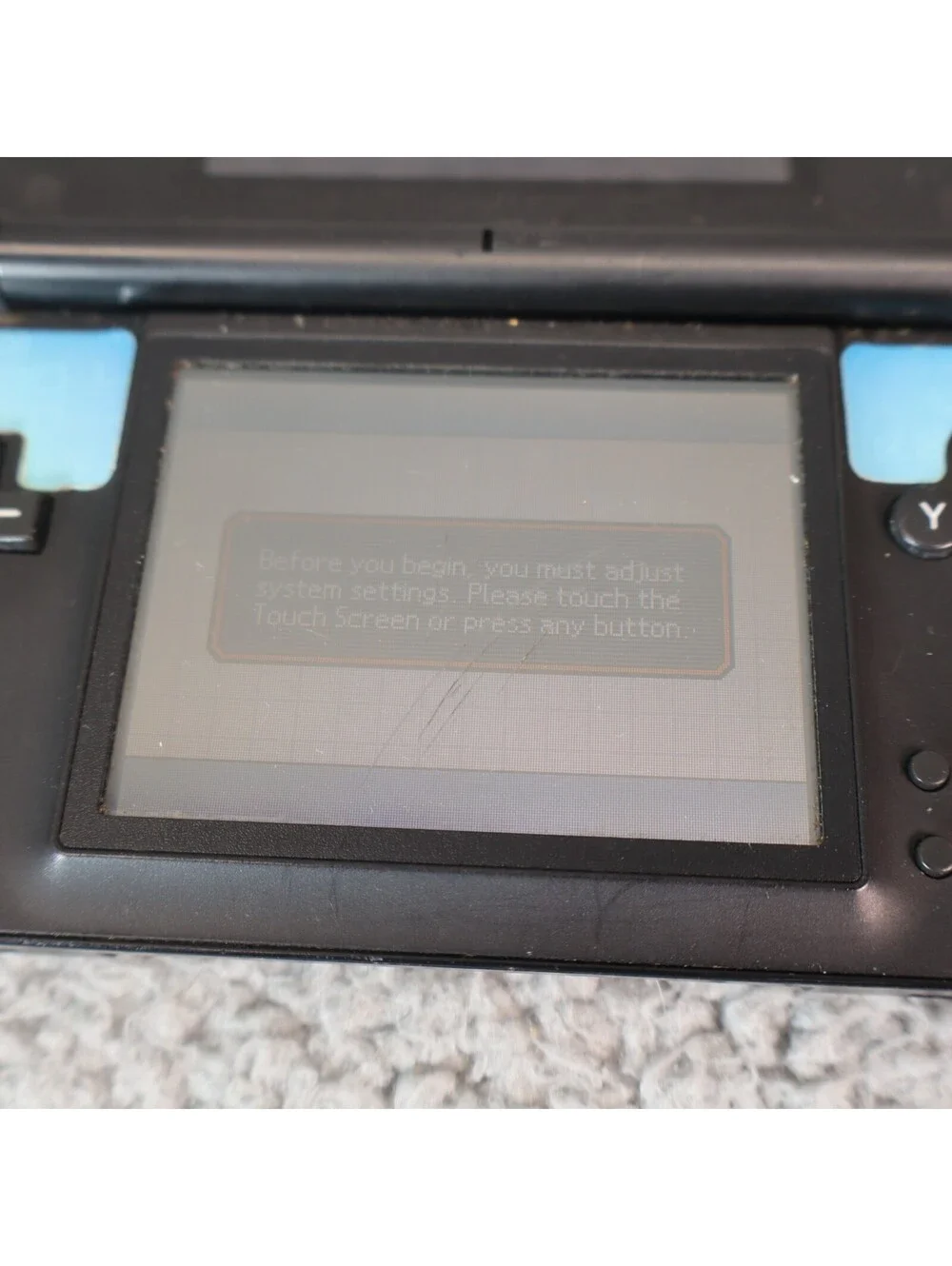 Nintendo DS Lite Red/Black Handheld Console Touchscreen USG-001